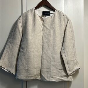 Lafayette 148 New York Cream Jacket. NWOT